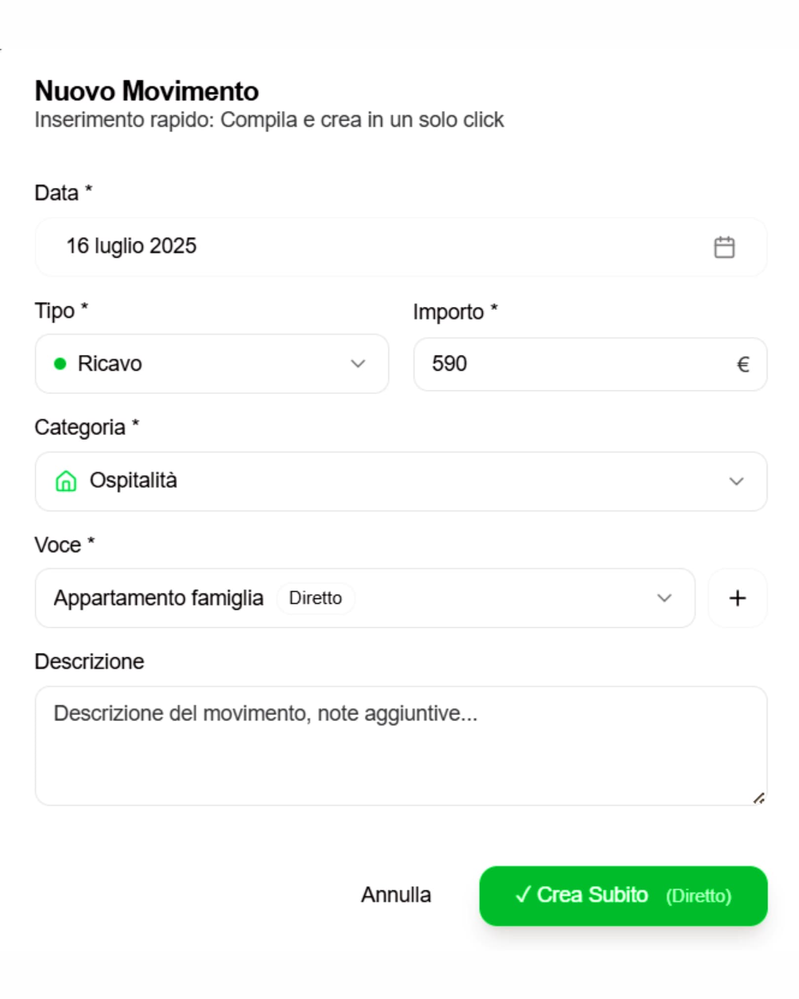 Form Nuovo Movimento